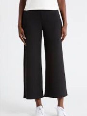SPANX Wide-Leg Black Pull-On Palazzo Pants